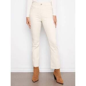 NEW CHARLIE B bootcut flex twill pants in natural